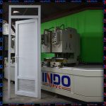 Pintu Panel + Kaca bouven +jalusi