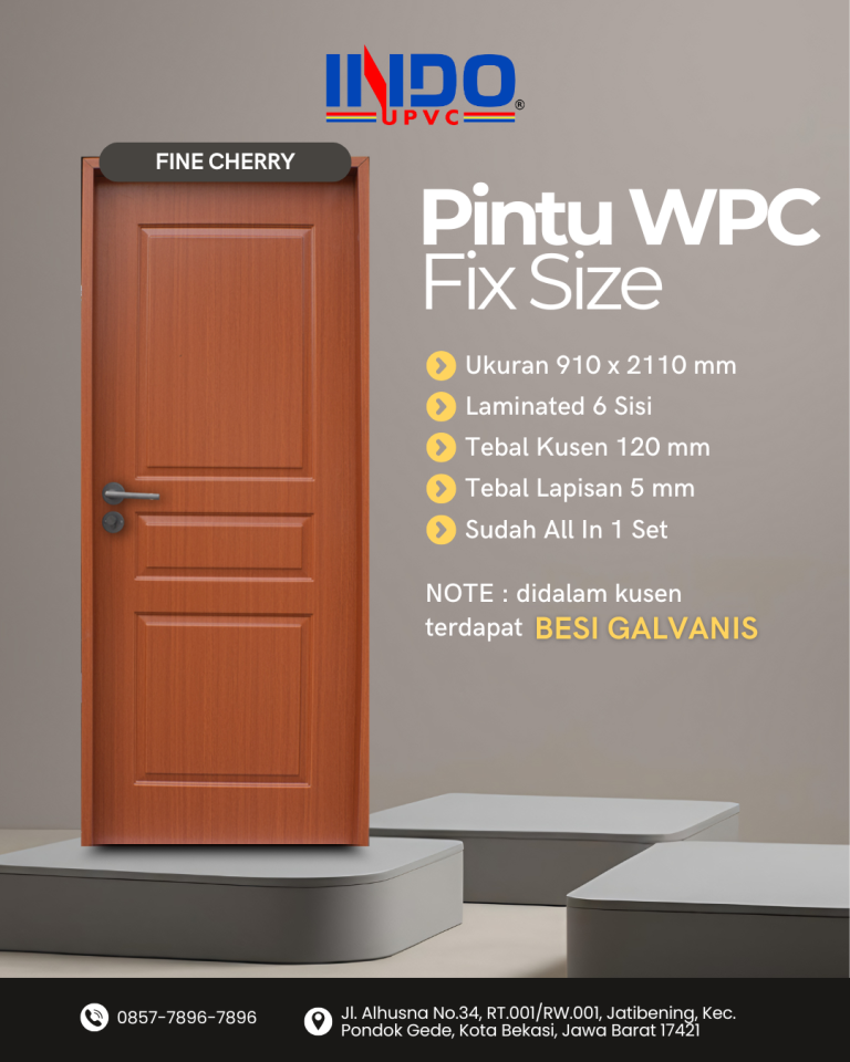 Pintu WPC Fine Cherry