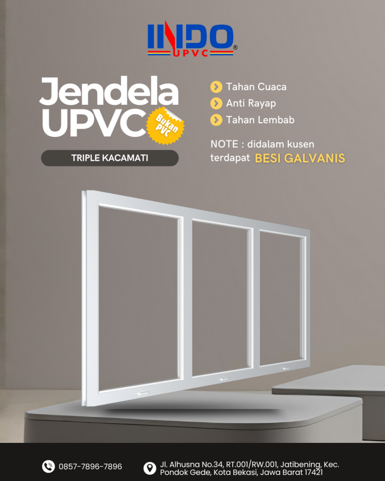 uPVC Triple Kacamati