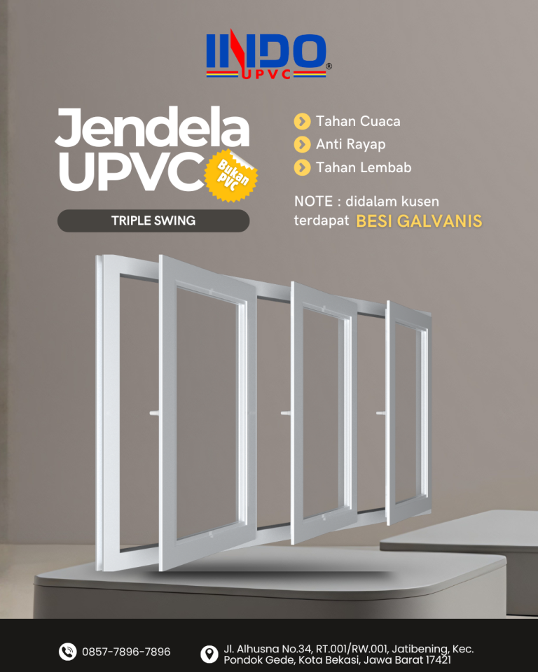 uPVC Triple Swing